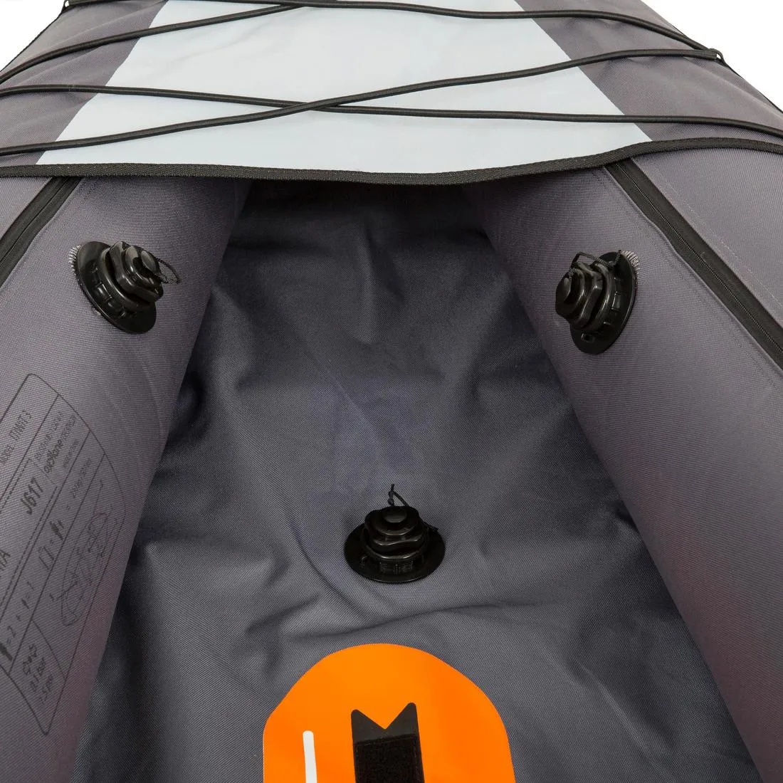 100 2/3 PERSON TOURING INFLATABLE KAYAK - ORANGE
