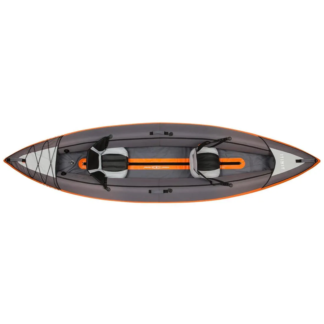 100 2/3 PERSON TOURING INFLATABLE KAYAK - ORANGE
