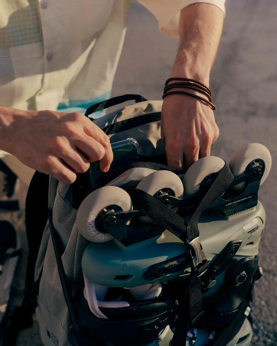 20-Litre Inline Skating Backpack BP100 - Burgundy