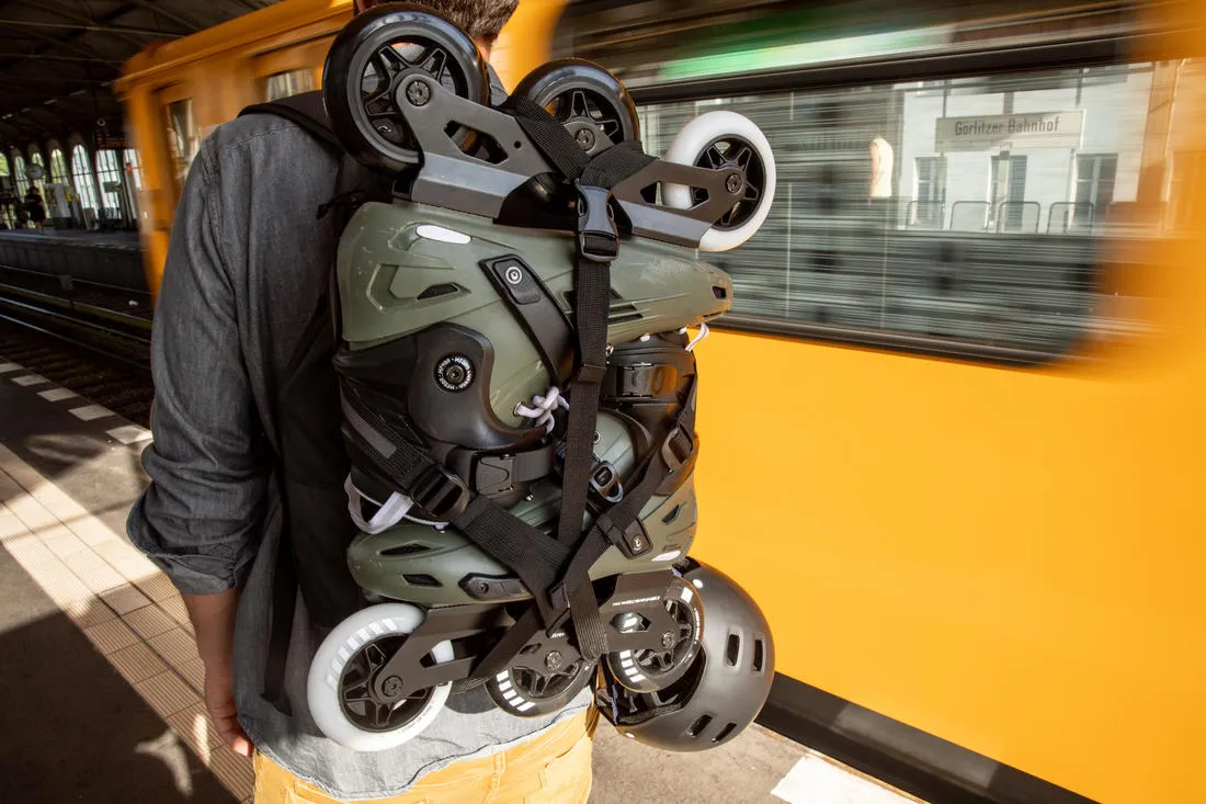 20-Litre Inline Skating Backpack BP100 - Burgundy