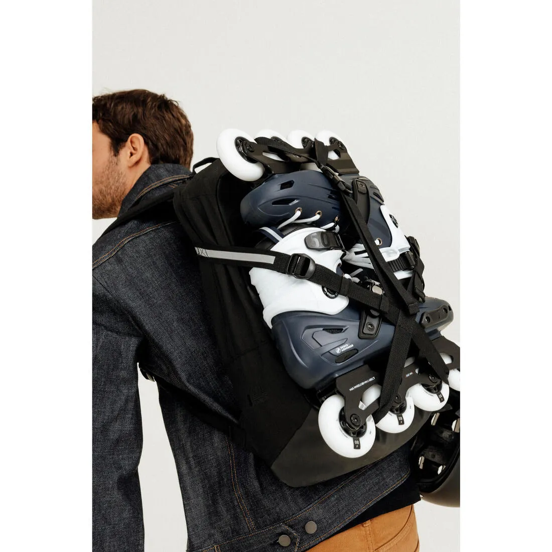 20-Litre Inline Skating Backpack BP100 - Burgundy