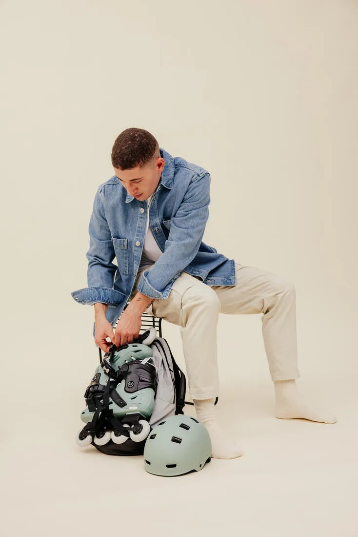 20-Litre Inline Skating Backpack BP100 - Burgundy