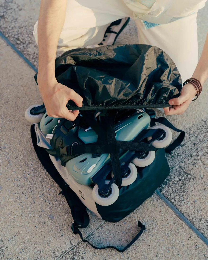 20-Litre Inline Skating Backpack BP100 - Burgundy