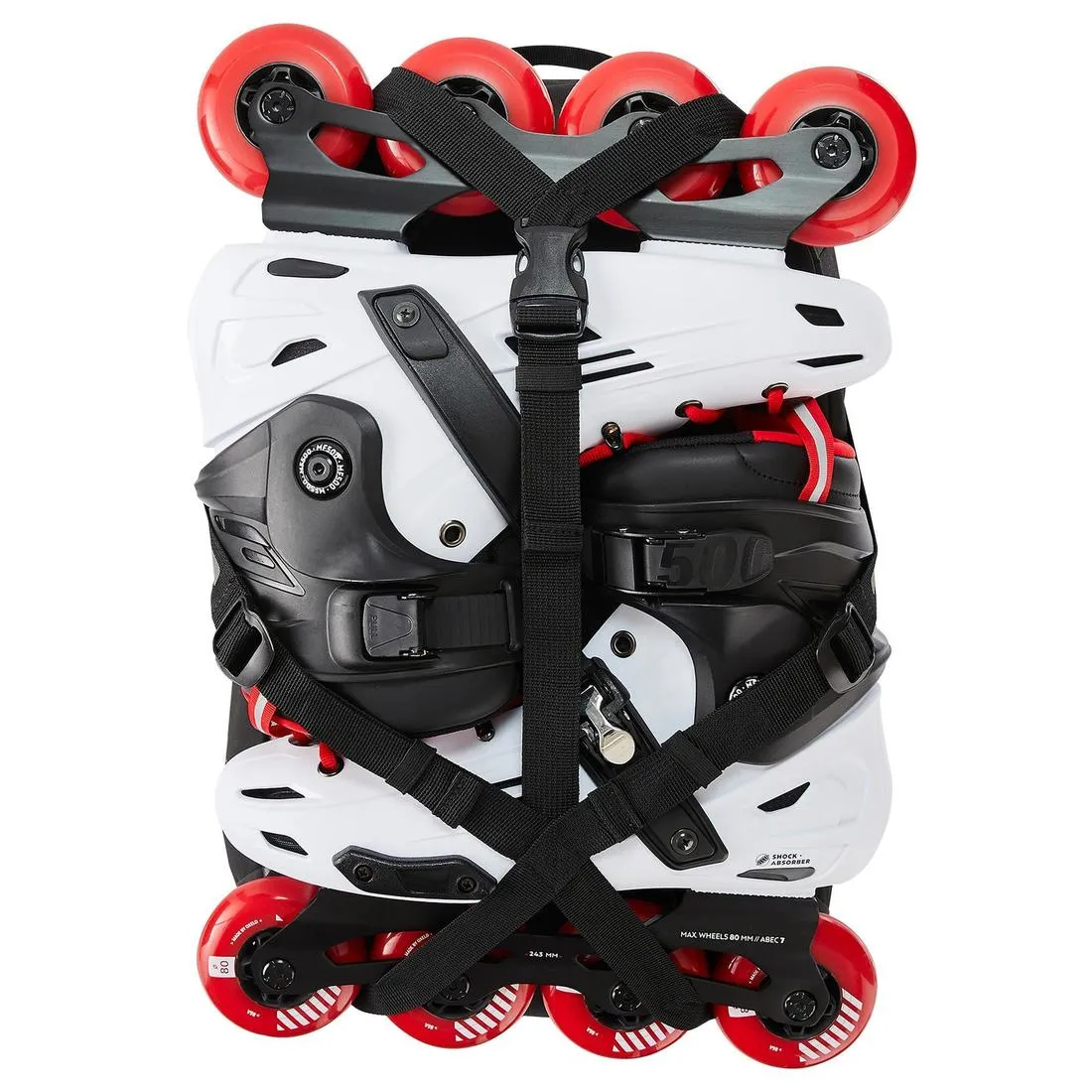 20-Litre Inline Skating Backpack BP100 - Burgundy
