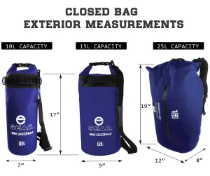25L - Enthusiast Gear Insulated Dry Bag Floating Cooler – Roll Top, Leak Proof, Waterproof, Collapsible - Perfect for Kayaking Fishing Beach Hiking