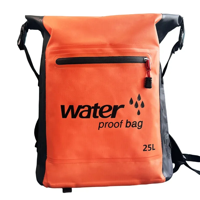 25L Waterproof Dry Bag Backpack Floating Sack Sport Kayaking Rafting Boating