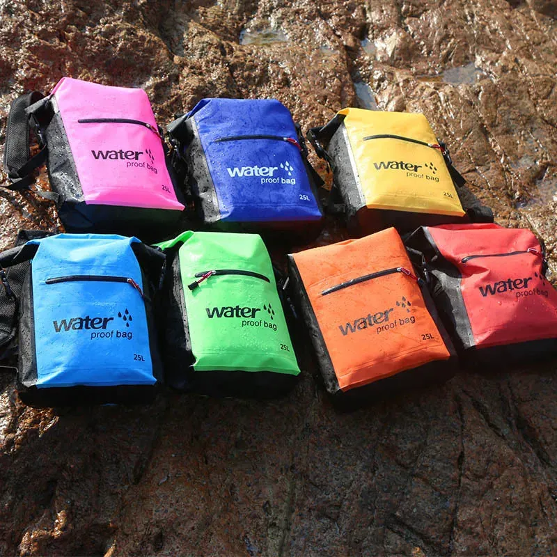 25L Waterproof Dry Bag Backpack Floating Sack Sport Kayaking Rafting Boating
