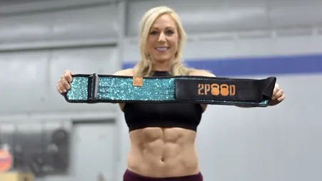 2POOD - Mermaid (sparkle) 4" Weightlifting Belt