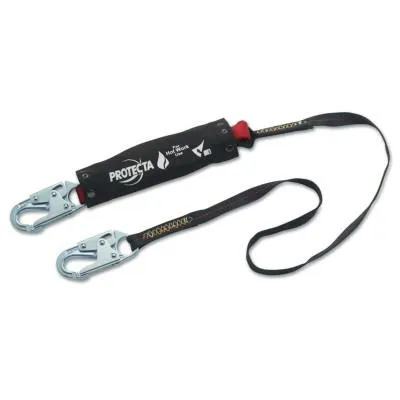 3M™ PRO Hot Works Shock Absorbing Lanyard, 6 ft, Snap Hook Connection, 1 Leg, 1340129