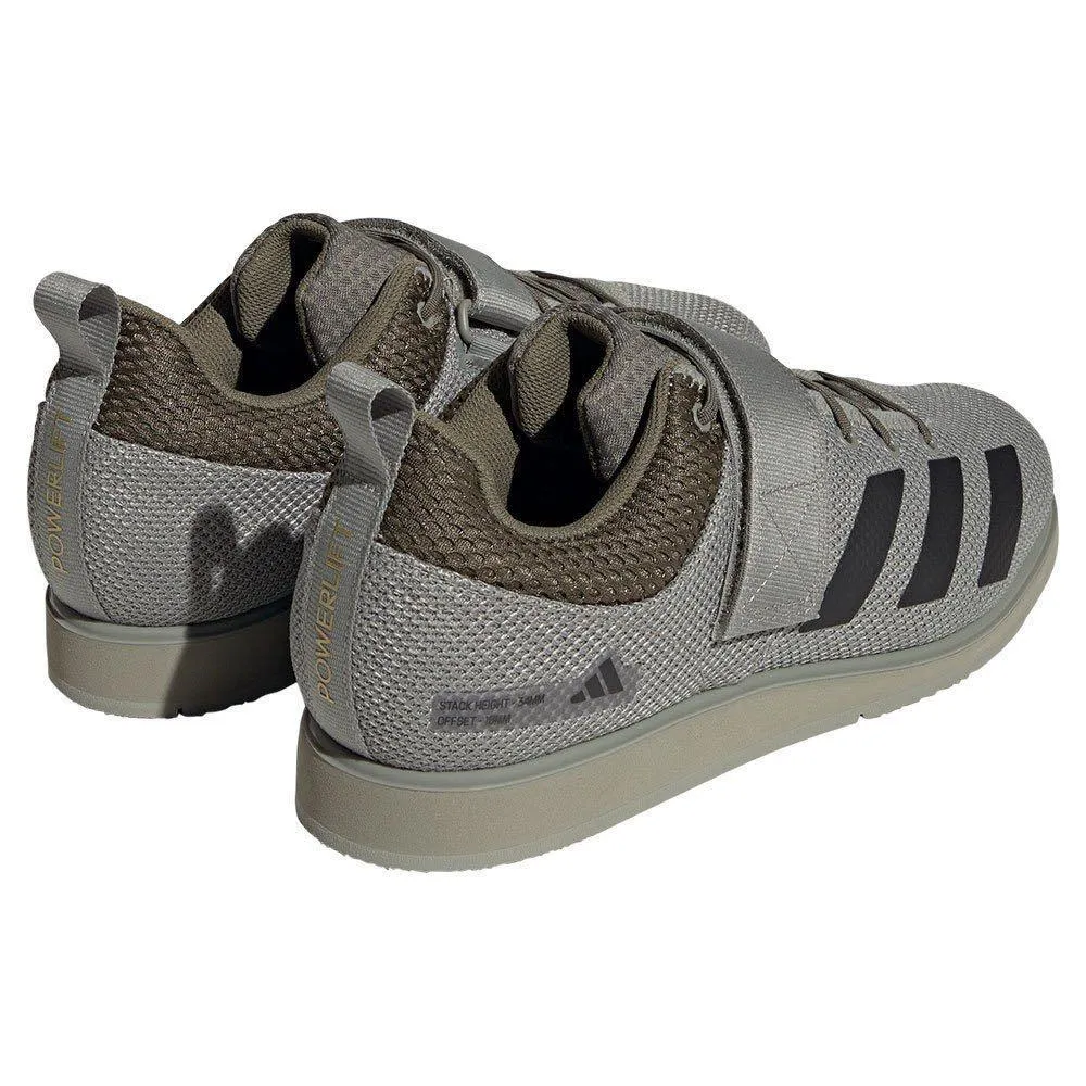 Adidas Powerlift 5 Weightlifting Boots - Green/Black