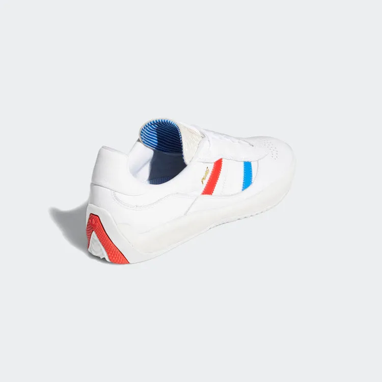 Adidas Skateboarding Lucas Puig Cloud White/Blue Bird/Vivid Red Shoes