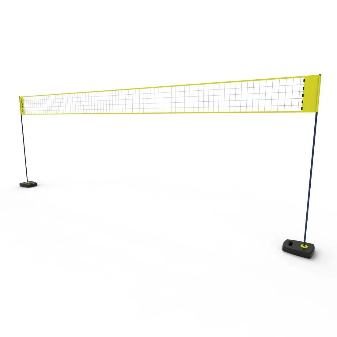 Adjustable Beach Volleyball Set (Net and Posts) BV500 - Yellow