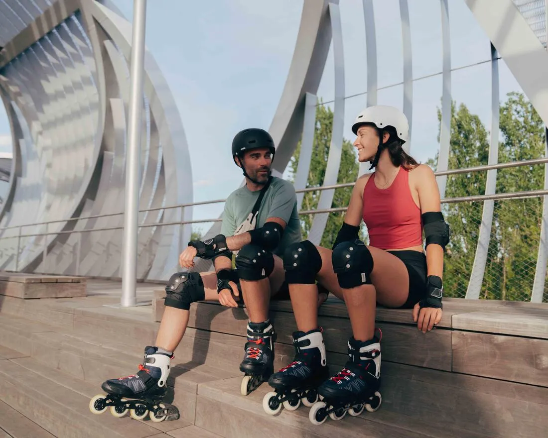 Adult Inline Fitness Skates FIT500 - Blue/Red