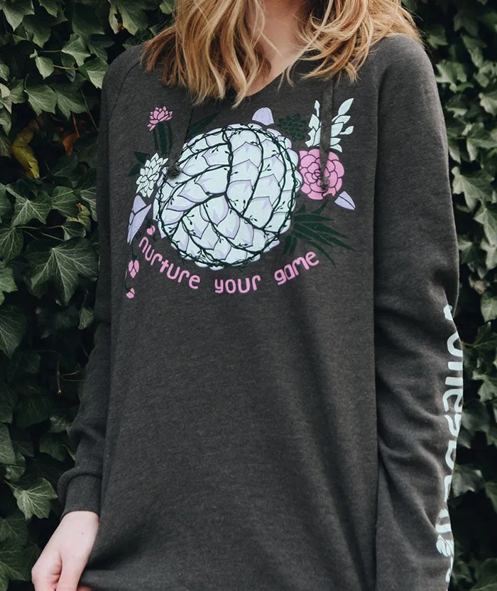 Agave Ladies Lightweight Hooded Sweatshirt