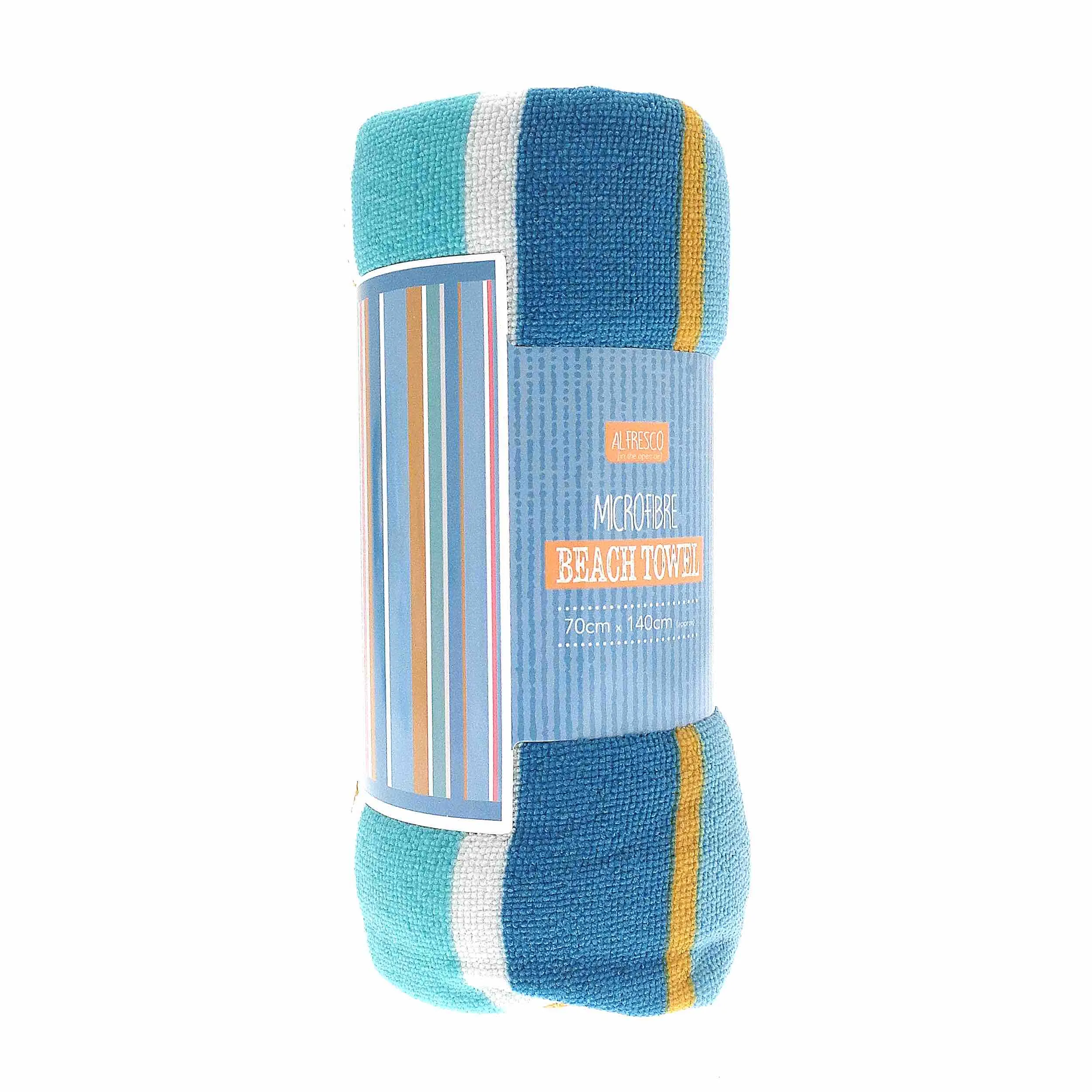 Alfresco Microfibre Beach Towel - Blue