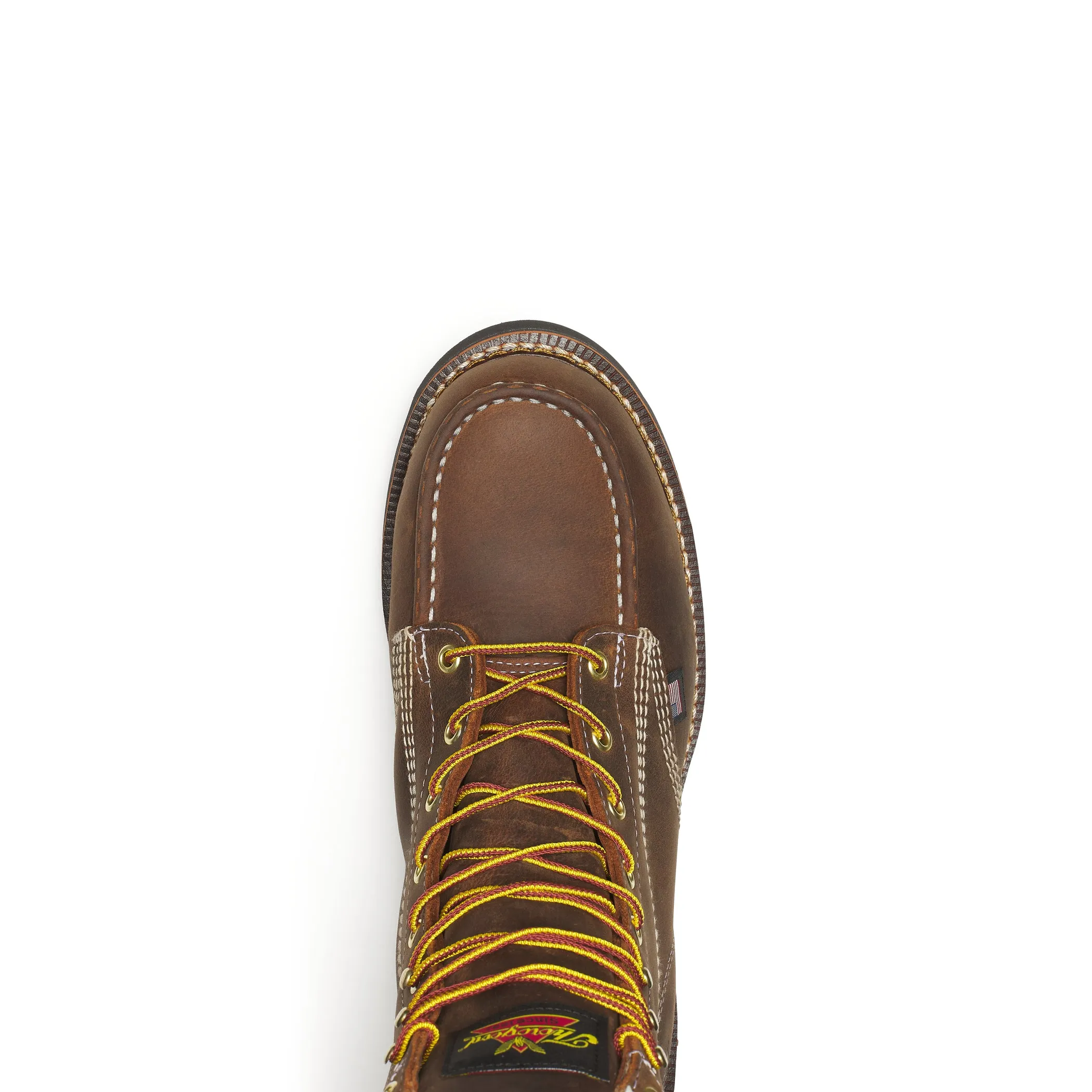 American Heritage Series by Thorogood Shoes 804-4235 Trail Crazyhorse 8" Safety Steel Toe Boot - Made In USA