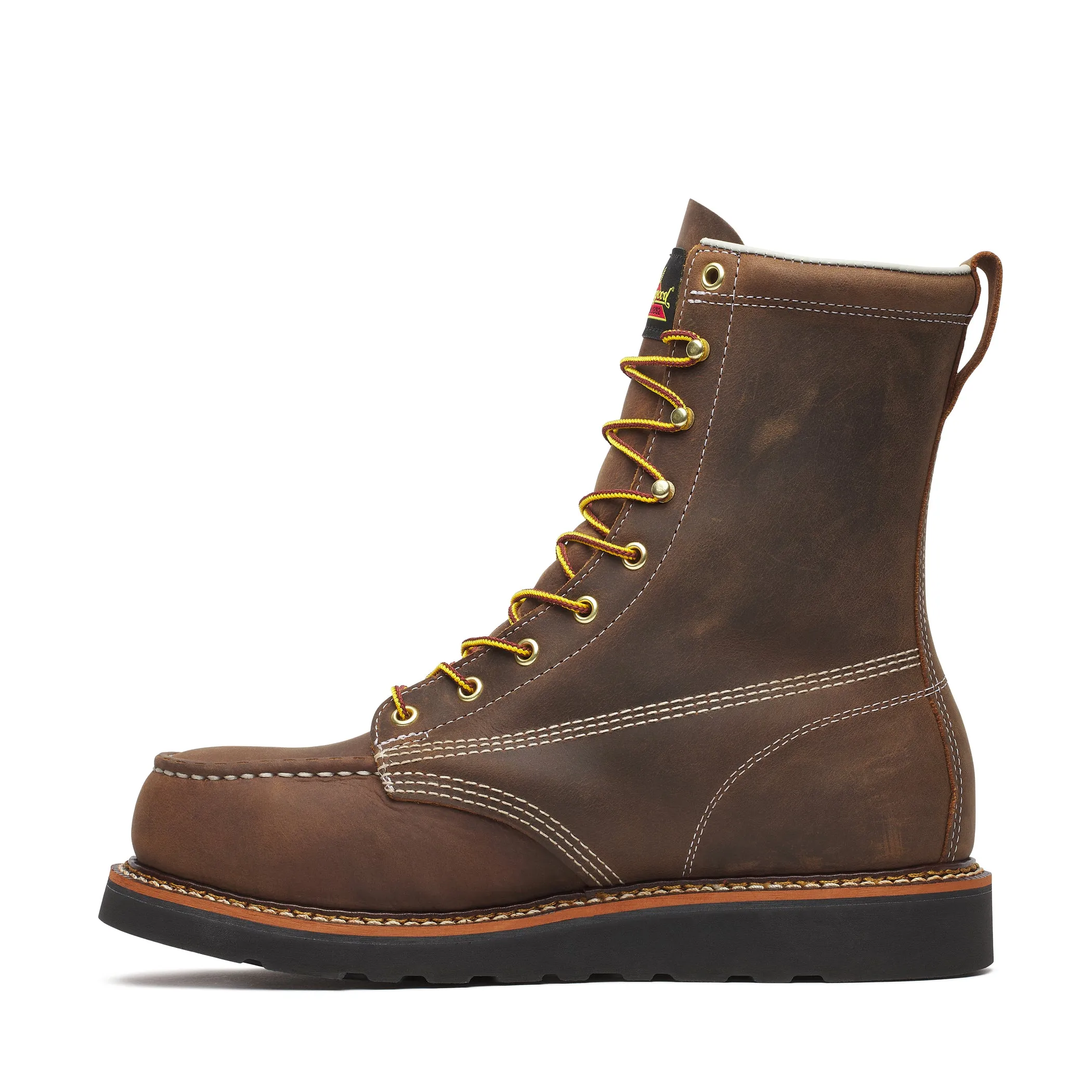 American Heritage Series by Thorogood Shoes 804-4235 Trail Crazyhorse 8" Safety Steel Toe Boot - Made In USA