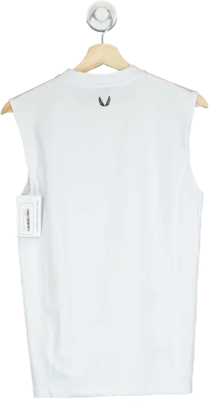 ASRV White Performance Sleeveless T-Shirt M