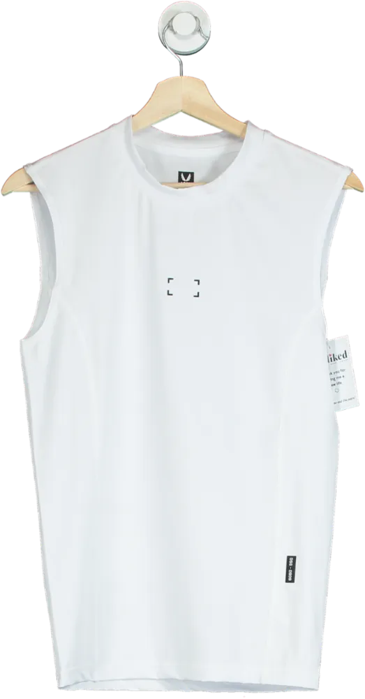 ASRV White Performance Sleeveless T-Shirt M