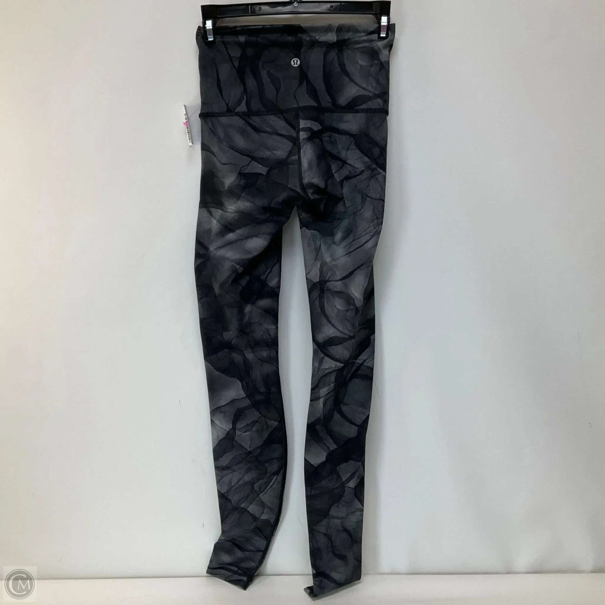 Athletic Leggings By Lululemon In Black & Grey, Size: 4