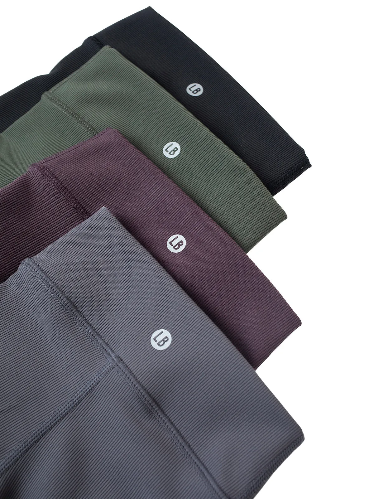 Athletic Ribbed Legging - Plum