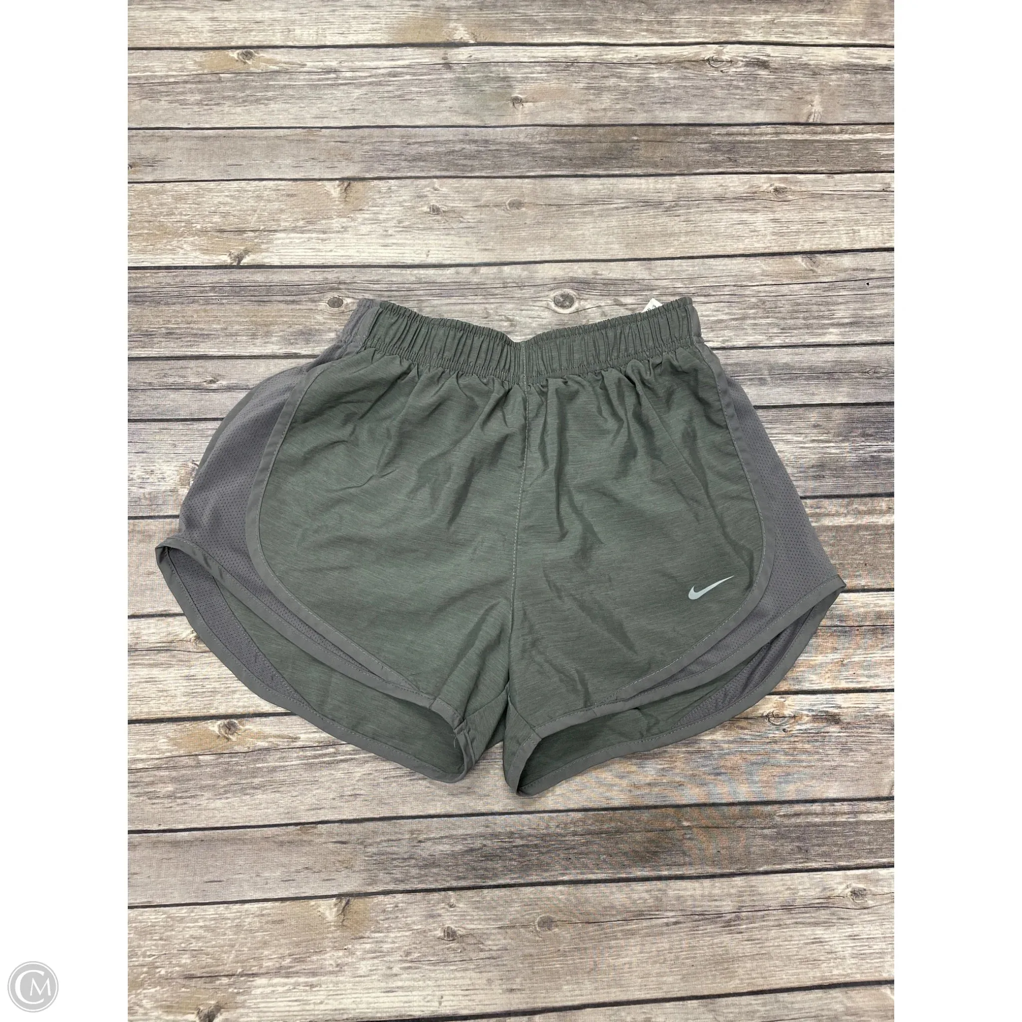 Athletic Shorts By Nike In Grey, Size: S