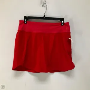 Athletic Skort By Outdoor Voices In Red, Size: M