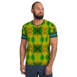 Athletic T-Shirt (His/Virilis)(Tree Link Stripe) RJSTH@Fabric#10 RJSTHS2021 RJS