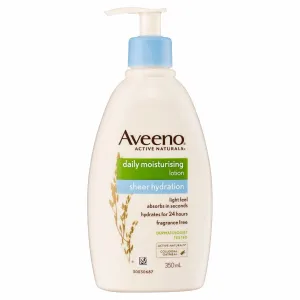 Aveeno Active Naturals Daily Moisturising Body Lotion Sheer Hydration 350mL