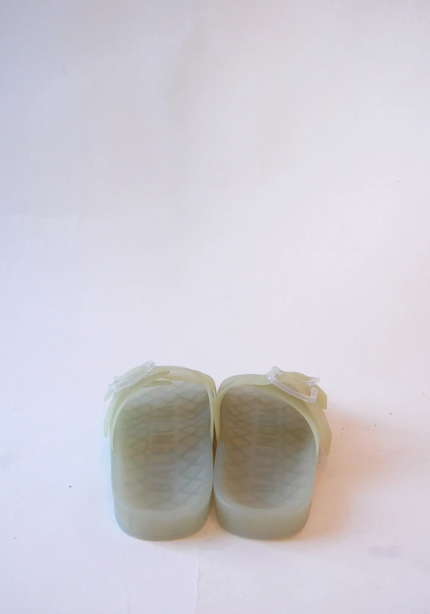 Balenciaga Translucent Rubber Sandals | Size: 40