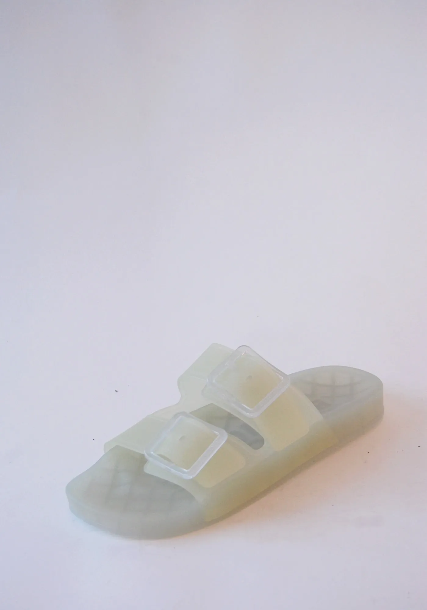 Balenciaga Translucent Rubber Sandals | Size: 40