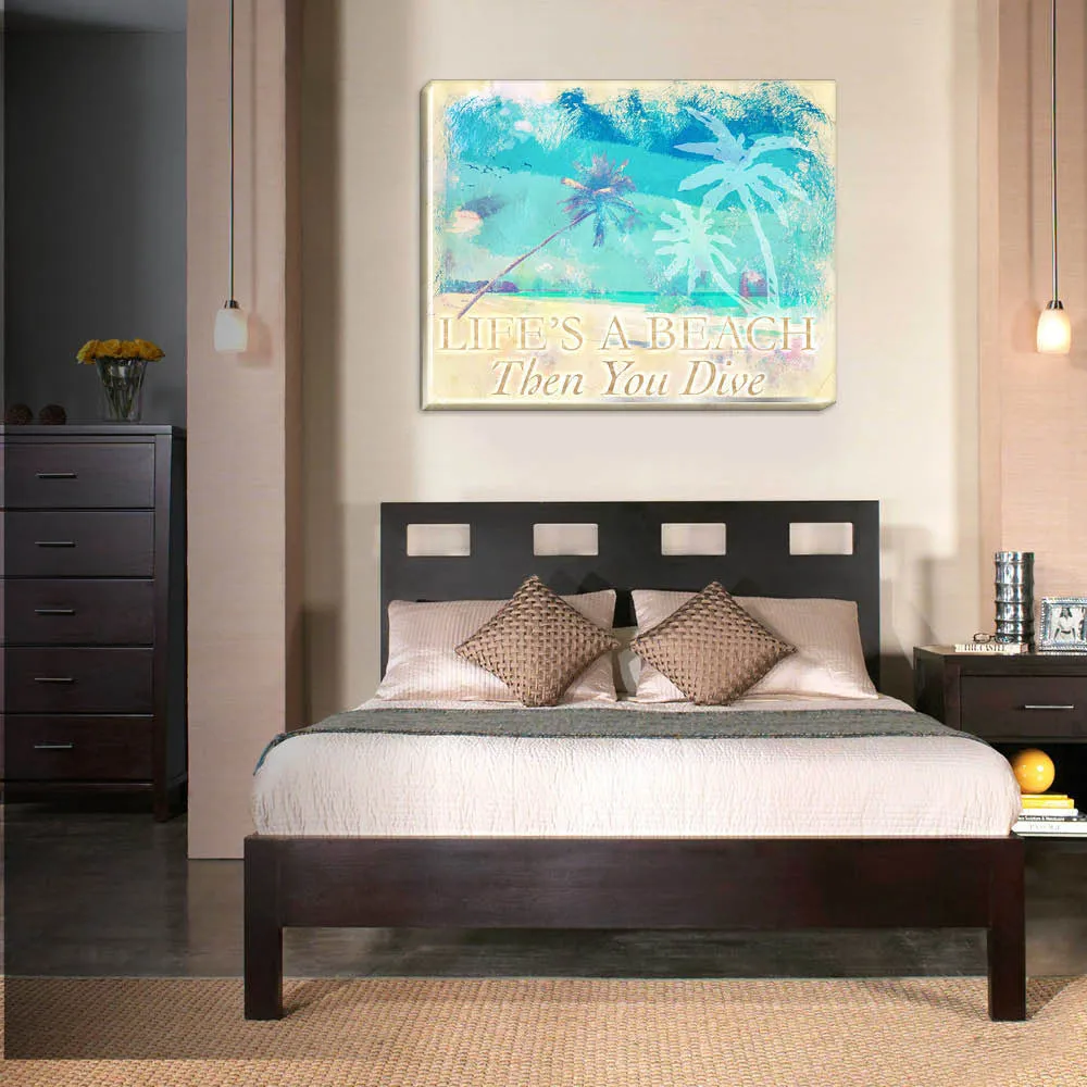 Beach Art, Beach Quote Painting, Beach Saying Art