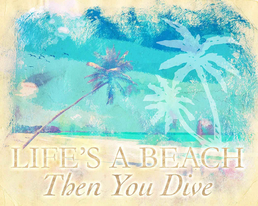 Beach Art, Beach Quote Painting, Beach Saying Art