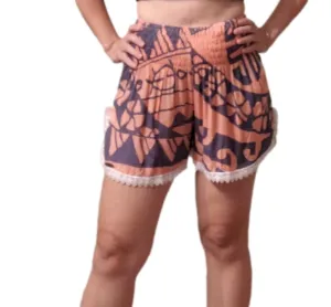 Beach Babes- Holoholo - Peach Pink and Bluestone -L/XL