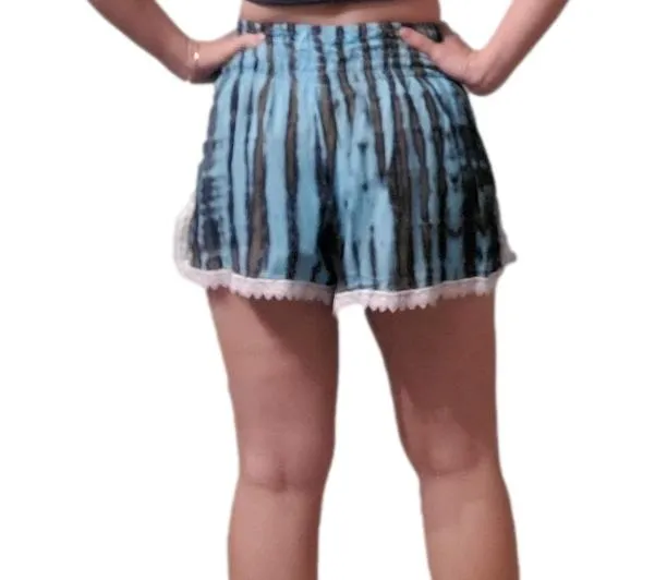 Beach Babes - Tie Dye - Navy & Creme - L/XL