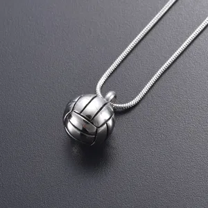 Beach Volleyball Cremation Necklace