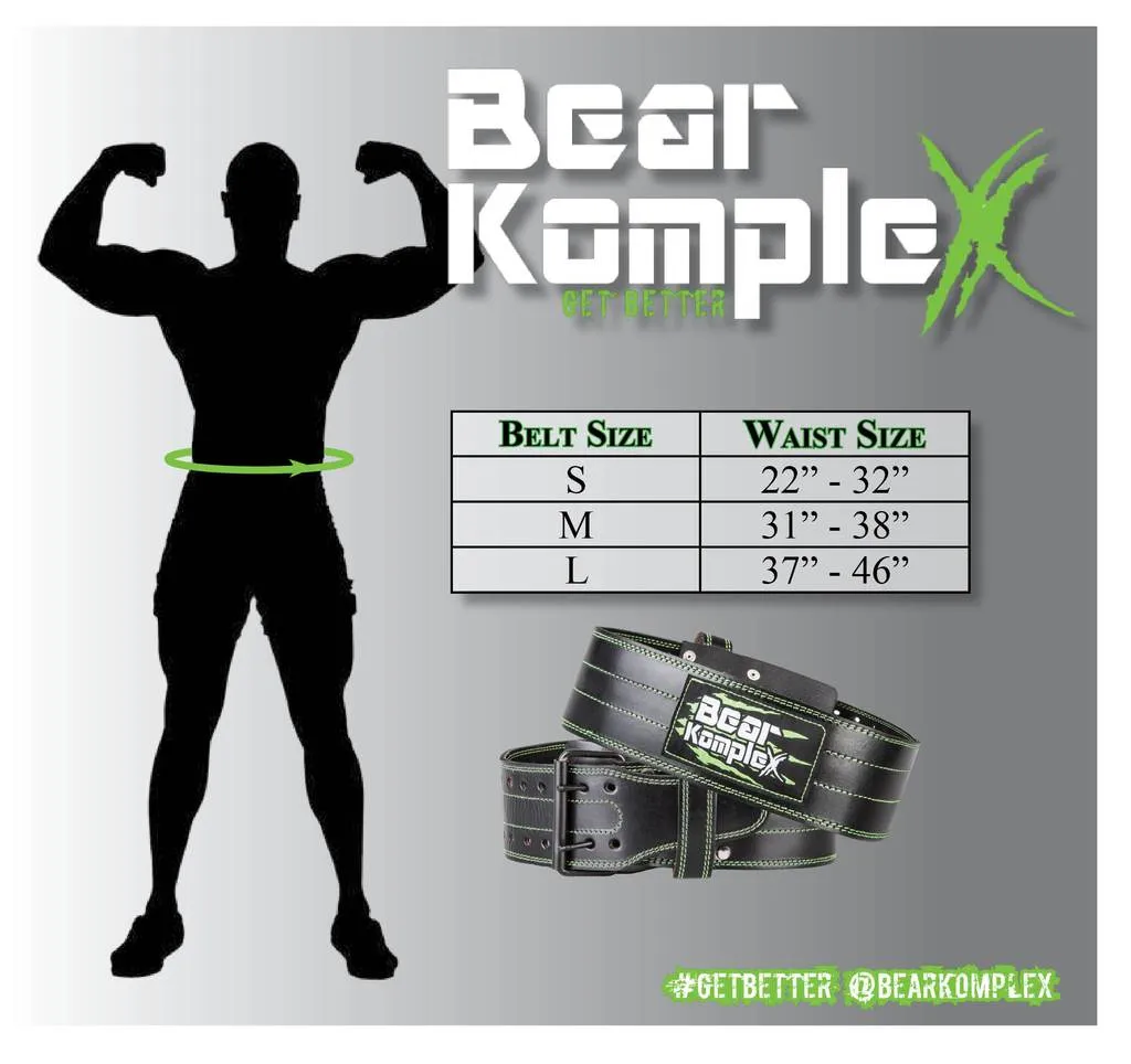 Bear Komplex Leather Buckle Belt