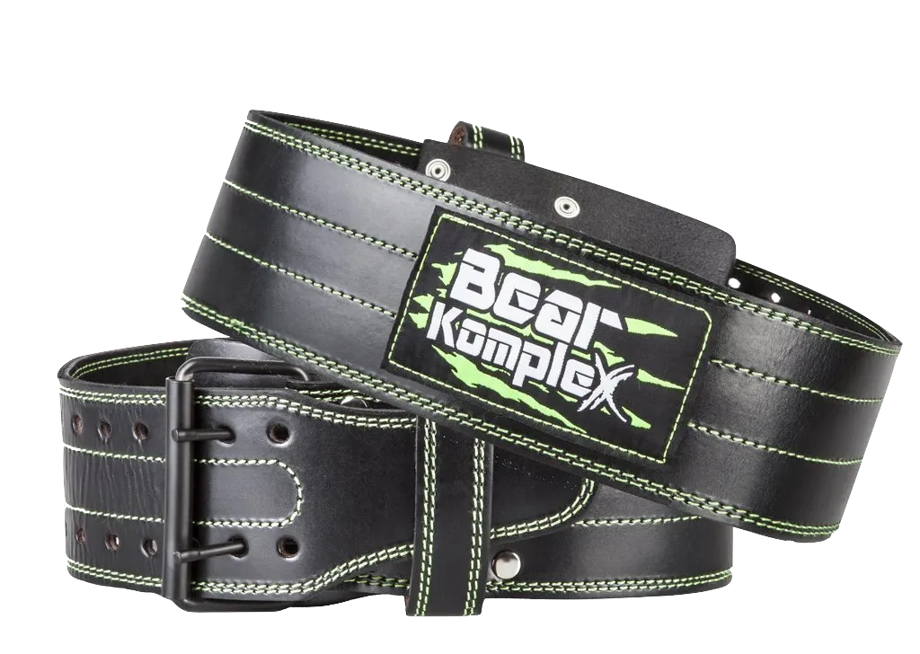 Bear Komplex Leather Buckle Belt