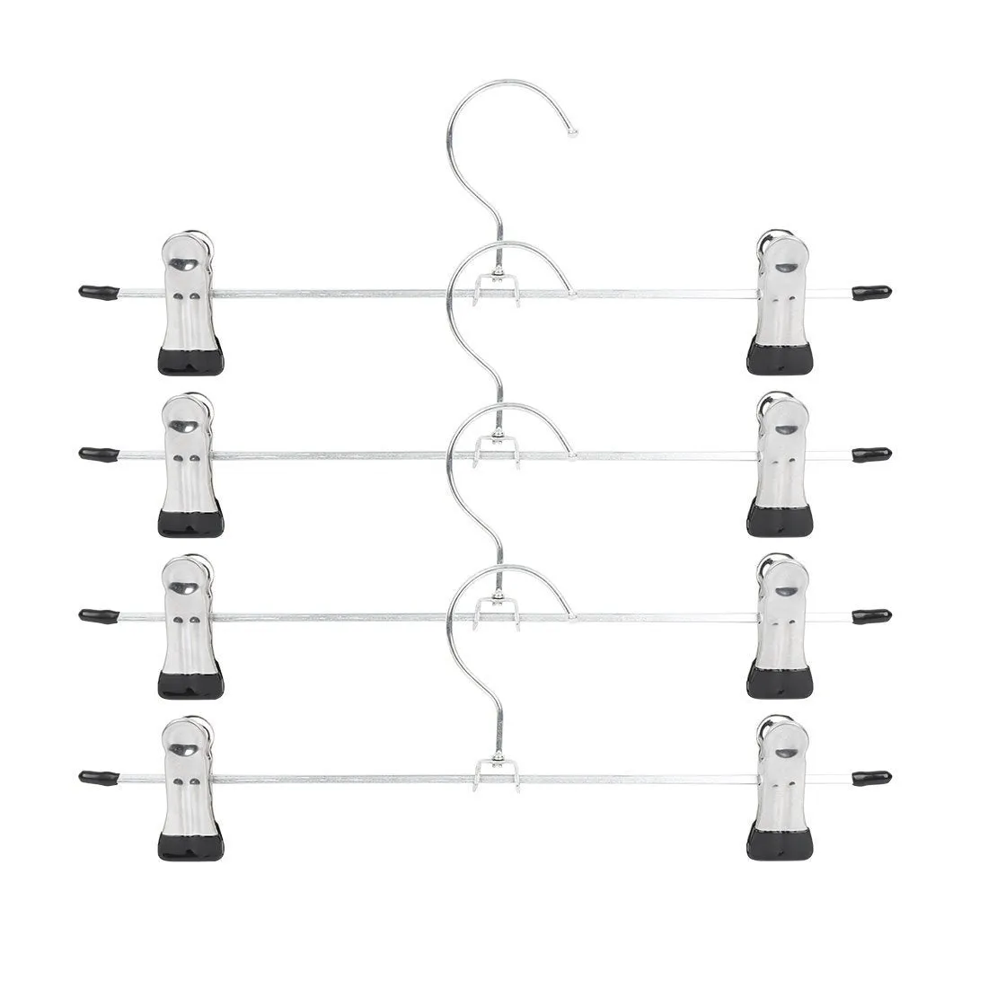 BestValue Go Skirt Pant Boot Hanger with 2 Adjustable Clips, 5-Pack