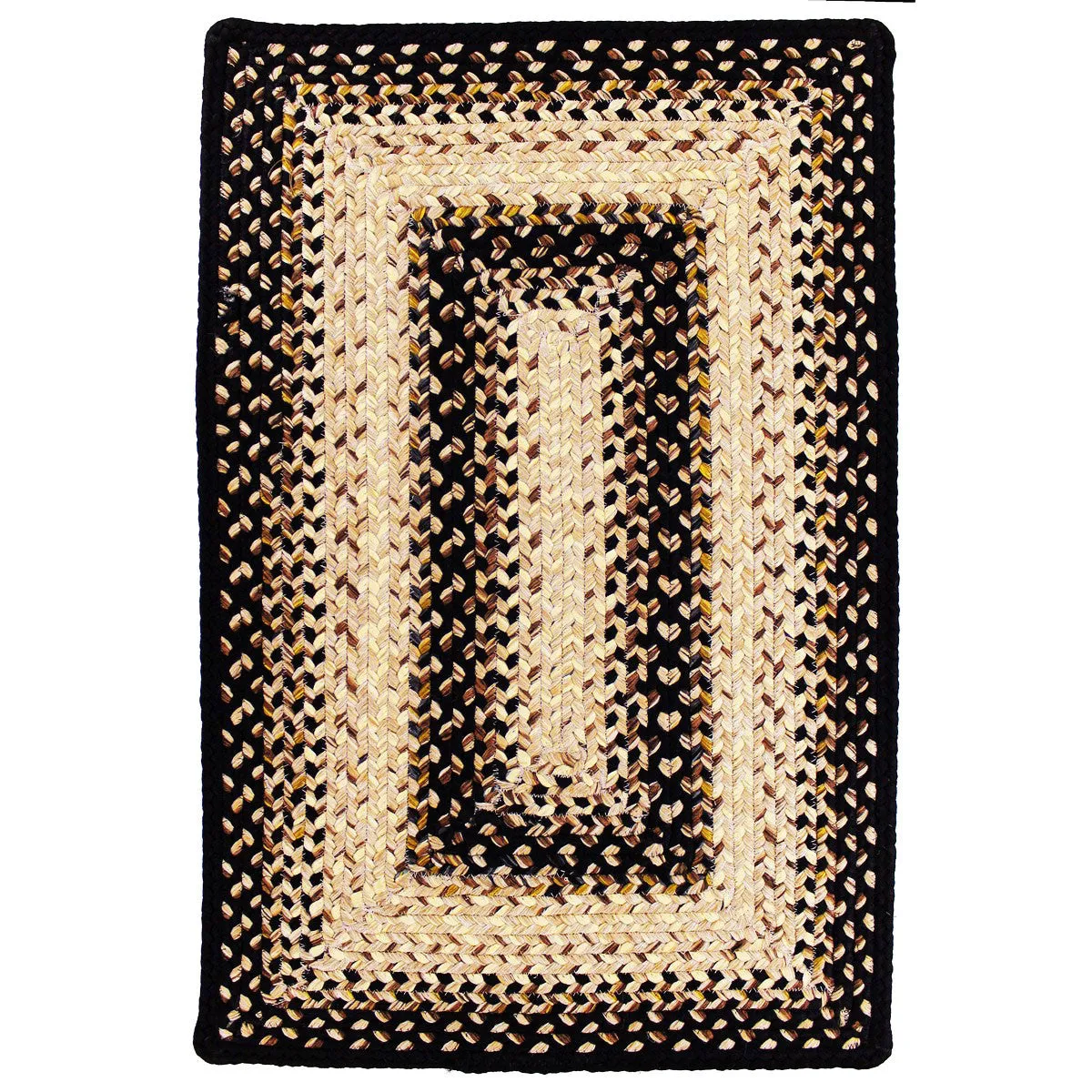 Black Mist Ultra Durable Braided Rug