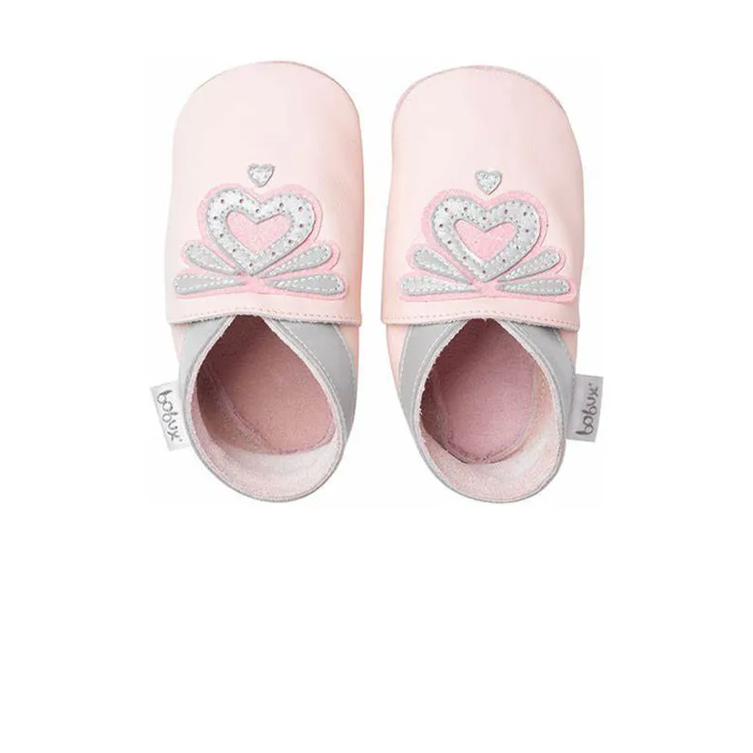 Bobux Bubbles Red With Blue Baby Crawling Shoes