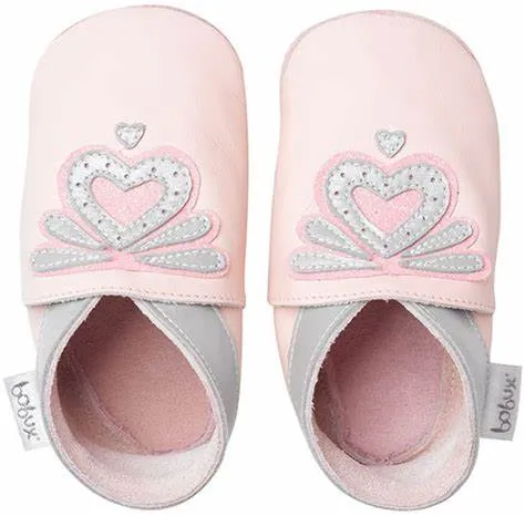Bobux Bubbles Red With Blue Baby Crawling Shoes