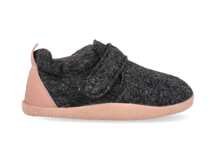 Bobux - Xplorer Marvel Felt - Charcoal   Rose