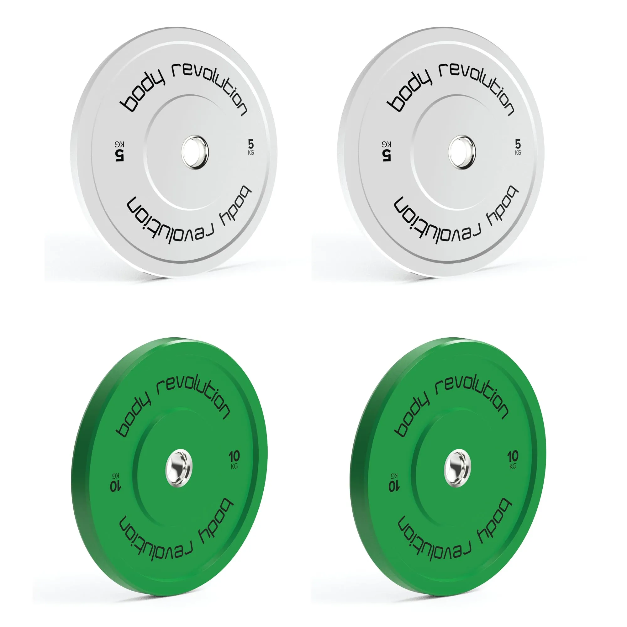Body Revolution Olympic Bumper Plates (Colour)