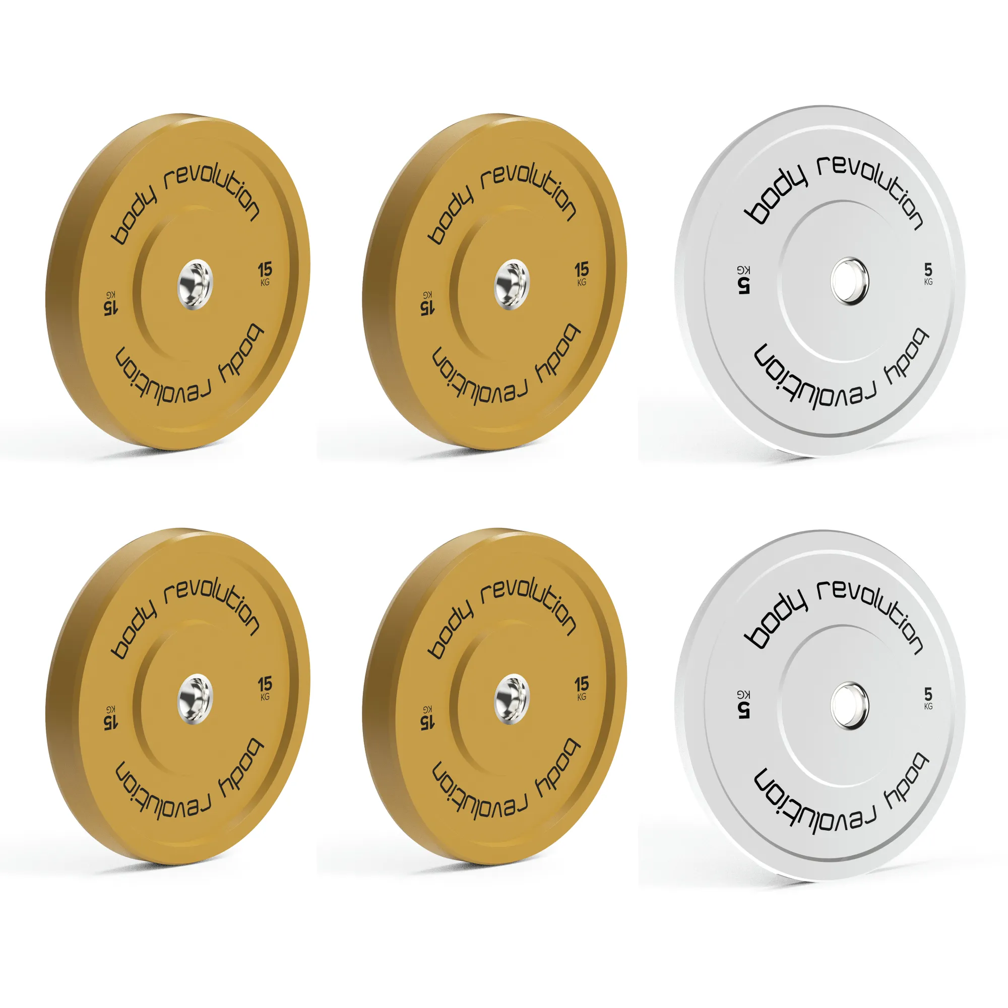 Body Revolution Olympic Bumper Plates (Colour)