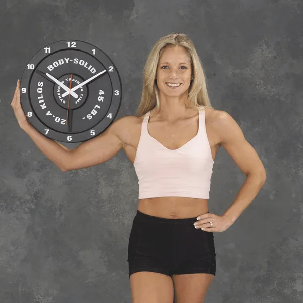 Bodysolid Weight Plate Clock