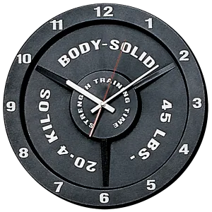 Bodysolid Weight Plate Clock