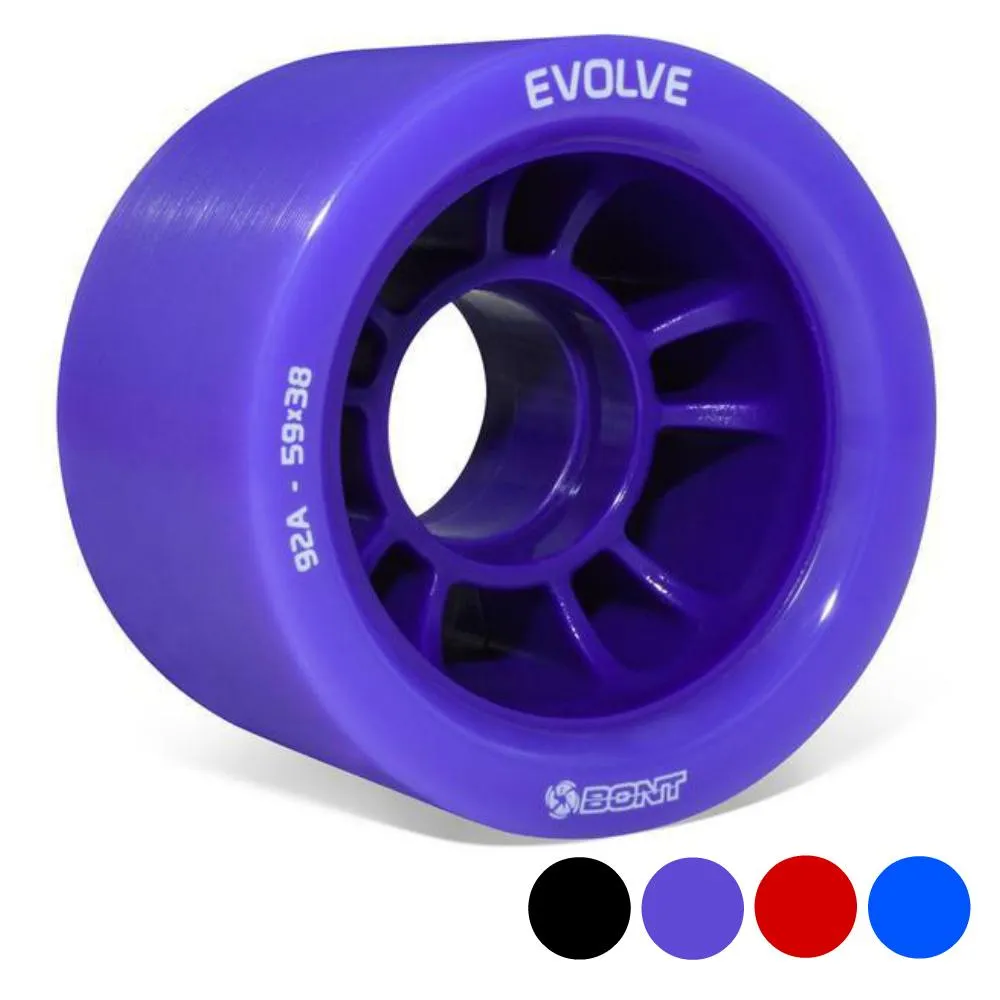 Bont Evolve Derby Wheels 59mm 4pk