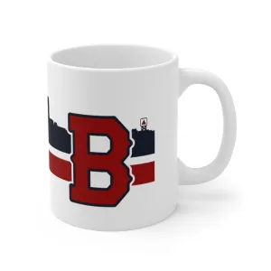 Boston B Baseball Sideline 11oz Coffee Mug