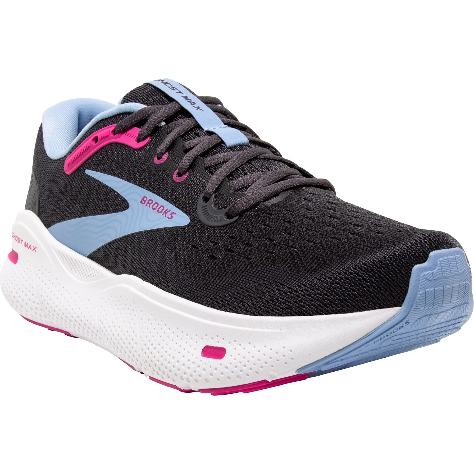 Brooks Ghost Max Womens Running Shoes - Black